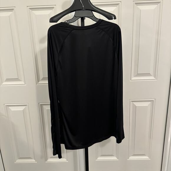 WELIGU Men's Long Sleeve Shirts Lightweight UPF 50+ Fishing Black Size XL - Picture 4 of 4